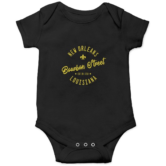 New Orleans Bourbon Street Jazz Onesies