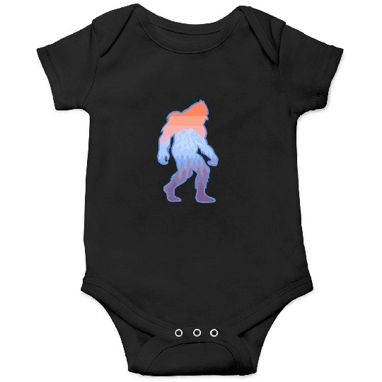 Mt Rainier Bigfoot Sasquatch Onesies