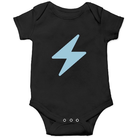 Blue Lightning Bolt Onesies