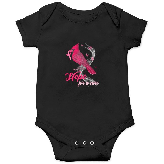 Breast Cancer Cardinal bird hope for a cure Onesies