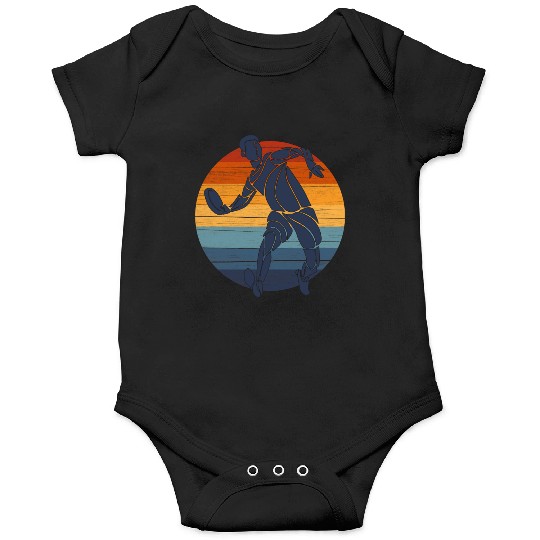 Retro Frisbee for the Ultimate Frisbee Player Onesies