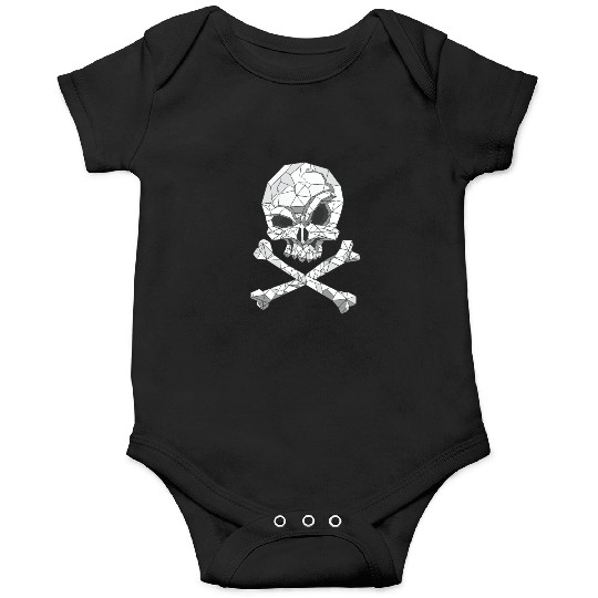 Skull and bones Pirate Flag Onesies