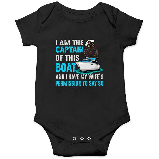 Boat boating sailing ship sea lake sailboat Onesies