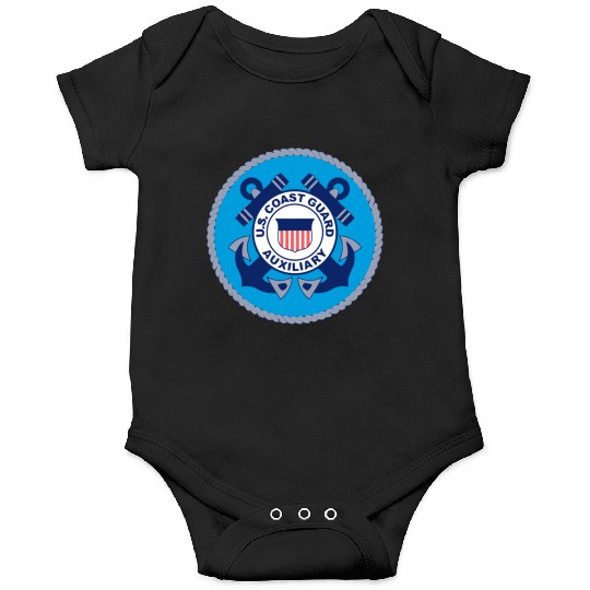 Us Coast Guard Auxiliary Homeland Security Patch Onesies