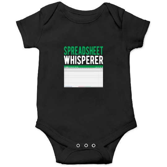 Spreadsheet Whisperer Excel Accounting Accountant Onesies