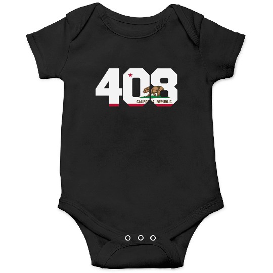 Area Code 408 San Jose California Onesies