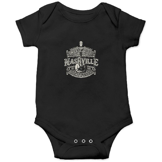 Music City Nashville Guitar Onesies