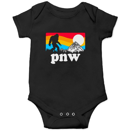 PNW Pacific Northwest Bigfoot Onesies