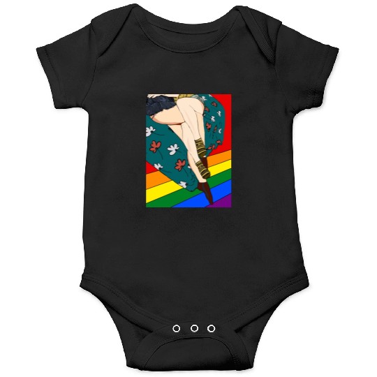 Lesbians in bed Onesies