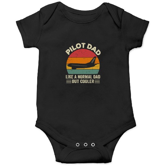 Funny Pilot Dad Father’s Day Onesies