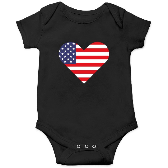 American Flag Onesies