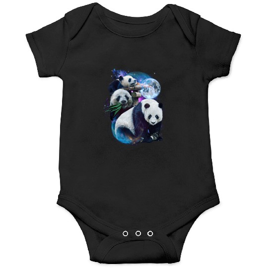 3 Moon Panda Funny Sichuan Bamboo Bear Animal Love Onesies