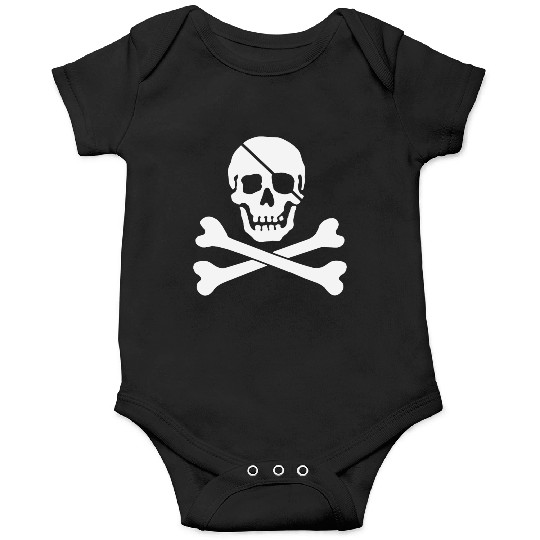 Jolly Roger Pirate Flag Skull and Crossbones Onesies