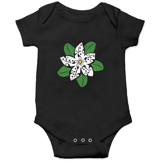 Hawaii Flower Pikake Jasmine T Tattoo Gift Onesies