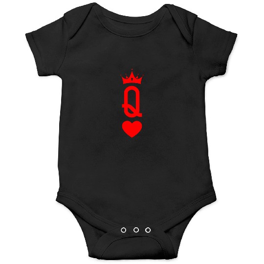 Queen of Heart King Queen Couple Halloween Costume Onesies