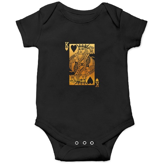 King of Hearts Card 5884 Onesies