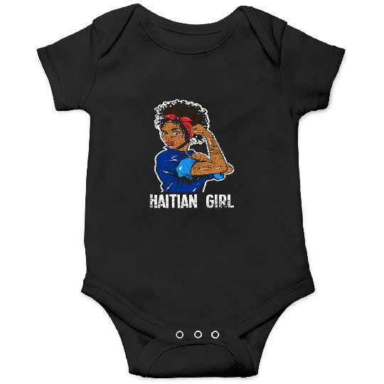 Haiti Girl Caribbean Onesies