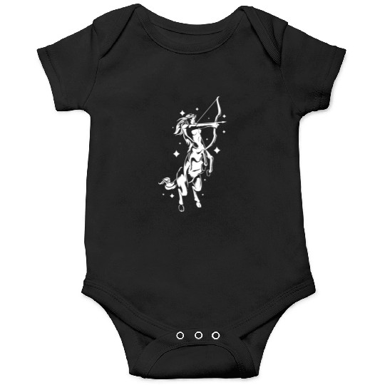 Centaur Girl Sagittarius Mom Daughter Onesies