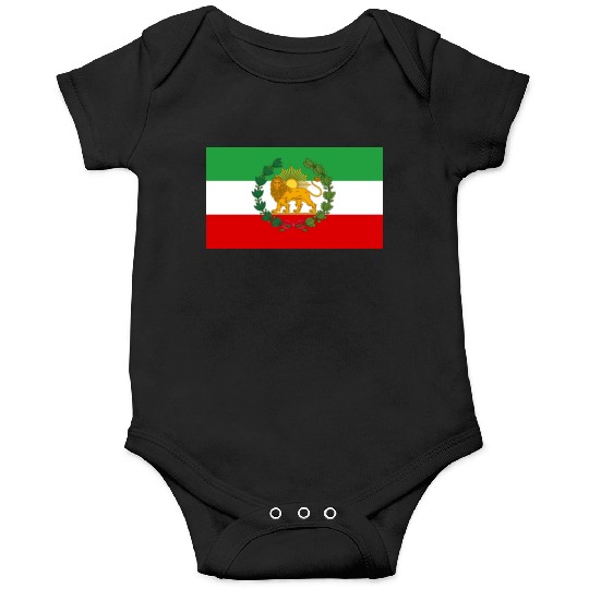 Flag of Iran Lion and Sun Onesies