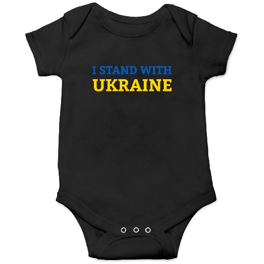 "I stand with Ukraine" Support & Solidarity Onesies