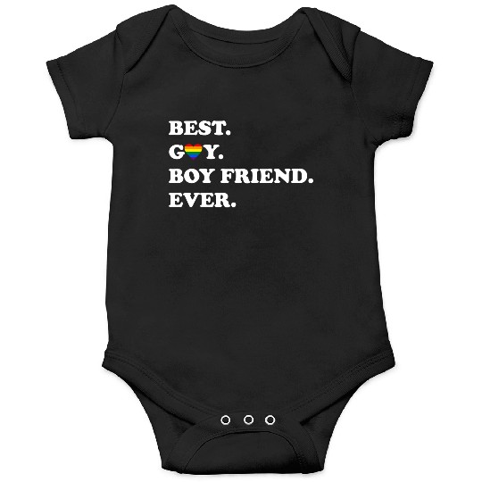 Best Gay Boyfriend Ever Onesies LGBTQ Gay Pride