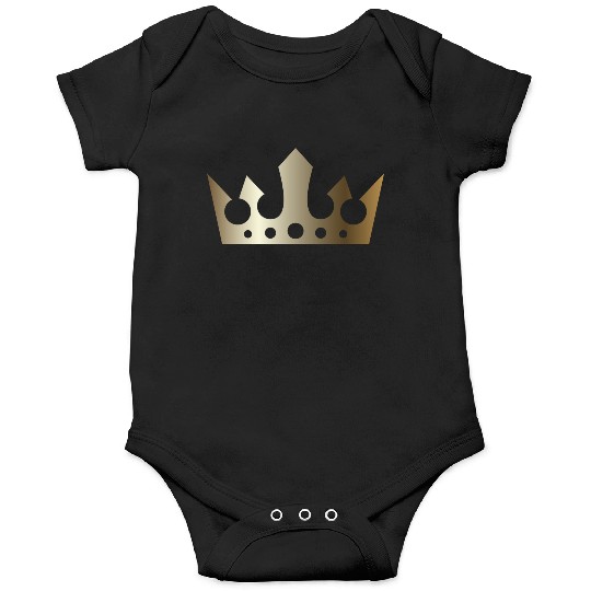 VIP golden crown king gold vector image monarch Onesies
