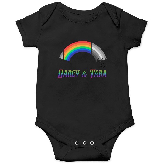 Heartstopper Rainbow Darcy and Tara LBGTQIA+ Onesies