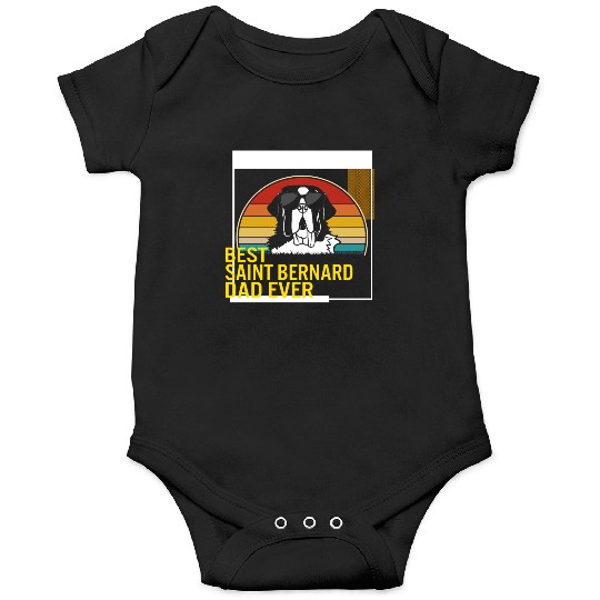 Best Saint Bernard Dad Ever Onesies