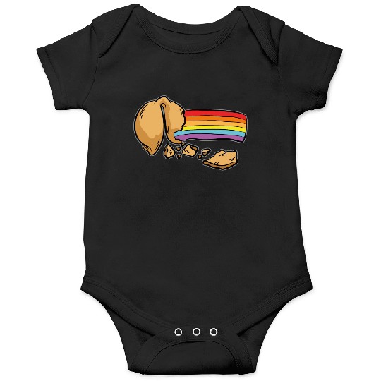 Pride Fortune Cookie LGBTQ Lesbian Gay Asian Onesies