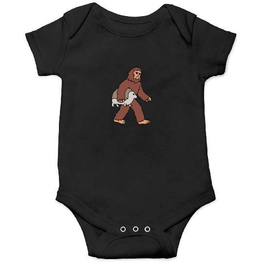Bigfoot Sasquatch Walking Hedgehog Onesies