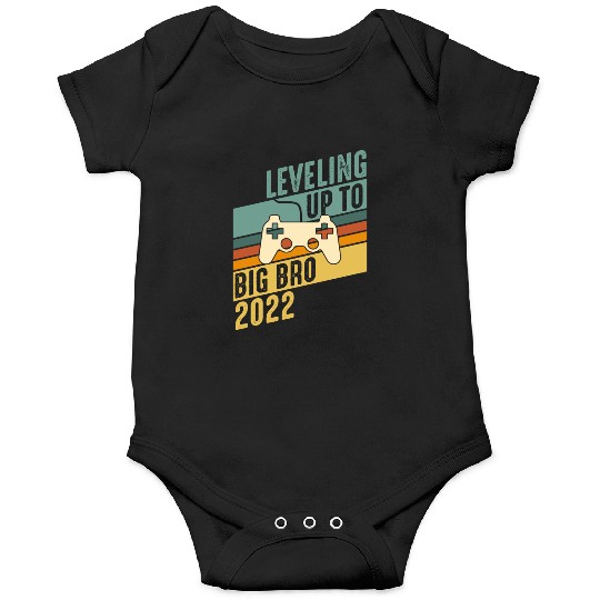 Level up Big Brother 2022 Baby Gamer Boy Baby Onesies