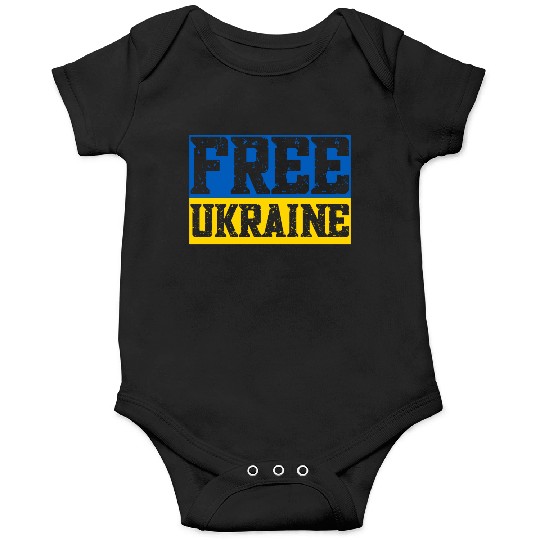 Free Ukraine Flag Onesies