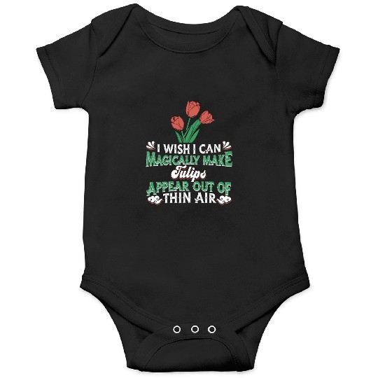 Tulip Garden Gardening Onesies