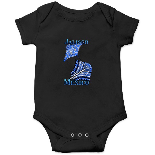 Jalisco Vacation Tribal Stingrays Onesies