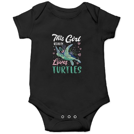 Turtle Relaxed Chilling Sea Ocean Beach Onesies