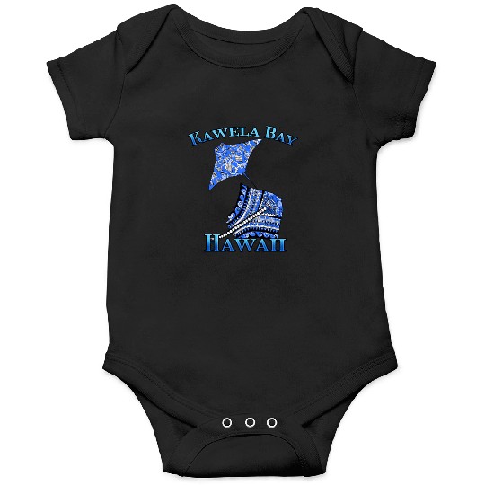Kawela Bay Vacation Tribal Stingrays Onesies