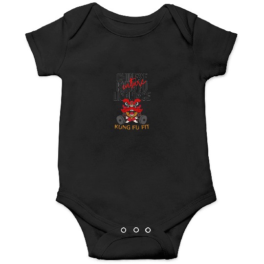 Chinese Kung Fu Lion Dance Culture Onesies