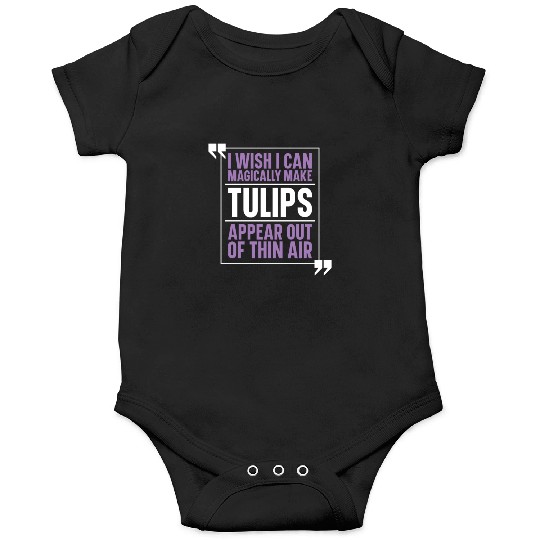 Tulip Garden Gardening Onesies