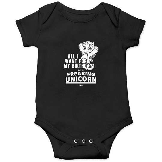 Unicorn for the birthday Onesies