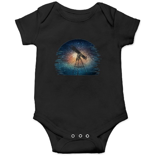 Telescope Solar System Stars Galaxy Astronomer Onesies