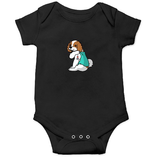 I Love Dad Cavalier King Charles Spaniel Onesies