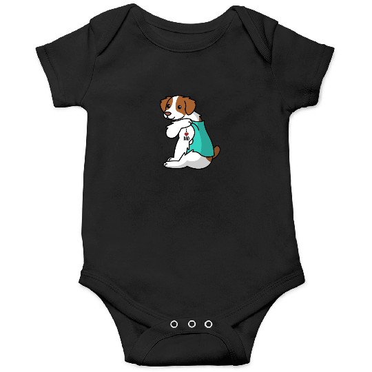 I Love Dad Brittany Spaniel Onesies