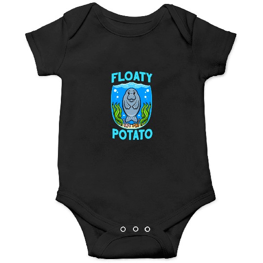 Manatees Sea Cow Floaty Potato Manatee Onesies