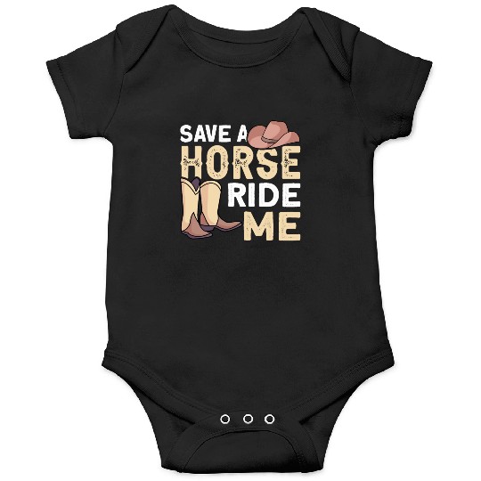 Horse Ride Cowboy Onesies