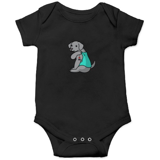 I Love Dad Weimaraner Onesies