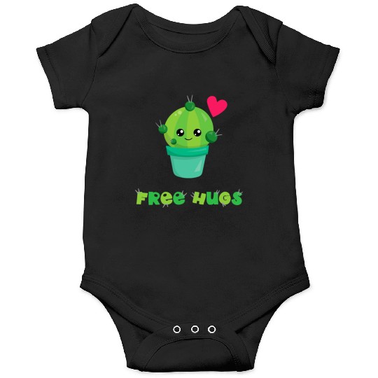 Free Hugs Onesies Succulent Pun Cactus Gardening