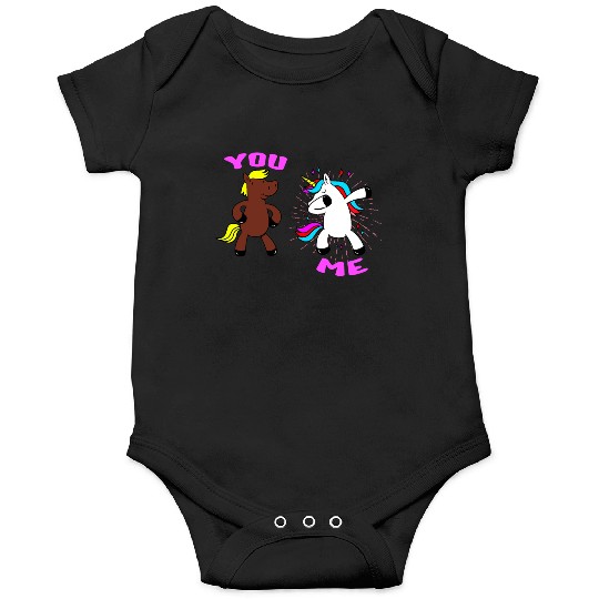 Unicorn Design, You And Me Onesies