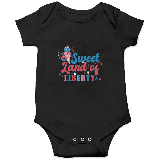 Sweet Land Of Liberty Onesies