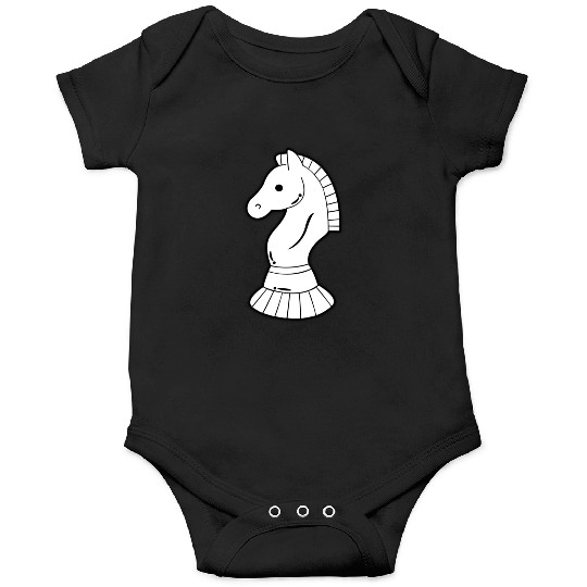 Chess Horse Symbol Onesies