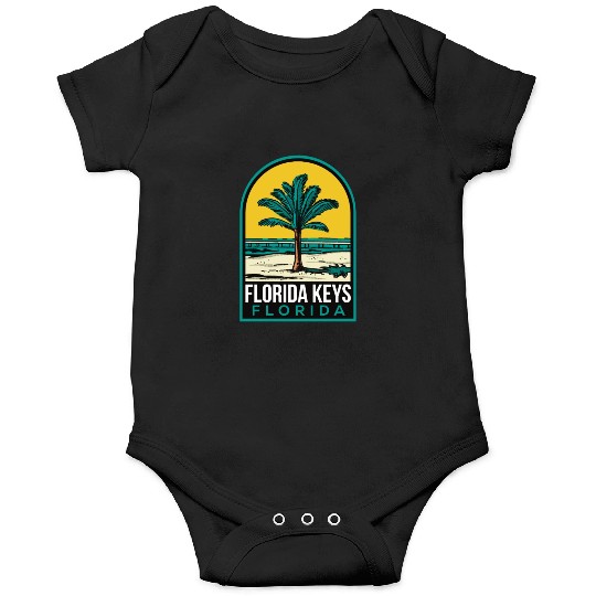 Florida Keys Vintage Beach Onesies